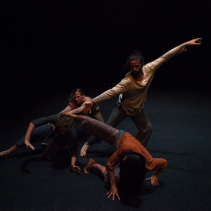Mason Kelly, Jenni Large, Ashley McLellan, Harrison Hall in Hollow Man by Jane Pirani. Photo: Amber Haines.